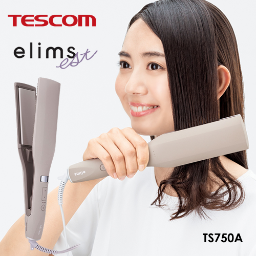 TESCOM テスコム elims エリムス エスト ワイドプレート ストレートアイロン TS750A-C
