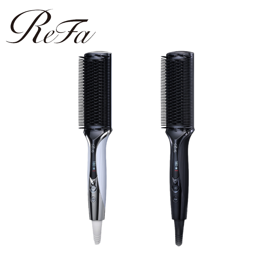 【選べるカラー】MTG リファストレートブローアイロン ホワイト / ブラック ReFa STRAIGHT BLOW IRON