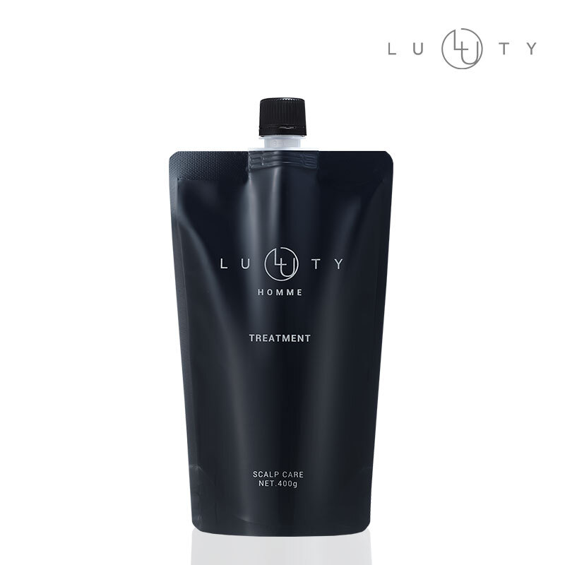 【在庫限り/50％OFF/シリーズ累計40万本】LUTY HOMME ルーティー オム トリートメント  400g【リフィル／詰替用】