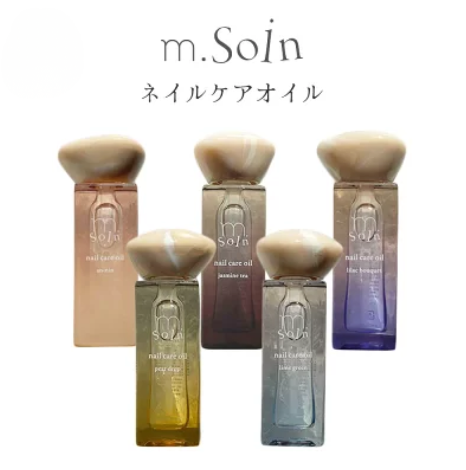 【選べる】ｍ．Ｓｏｉｎエムドットソワン　ネイルケアオイル　６．５ｍl　[ジャスミンティー/ライラックブーケ/アンニン/ペアードロップ/ライムグリーン　]