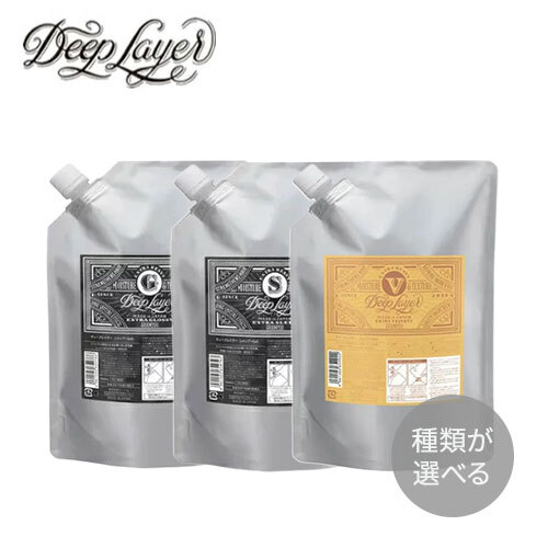 【選べる】Deep Layer ディープレイヤー シャンプー 750ml　エクストラグロッシー / エクストラスリーク / エクストラベルベッティ ExG / ExS / ExV【b-ex ビーエックス ビューティーエクスペリエンス】
