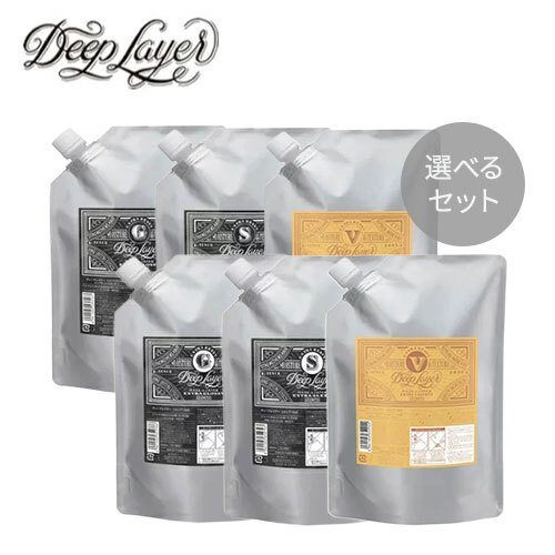 【選べる】Deep Layer ディープレイヤー シャンプー750ml&トリートメント750g セット　エクストラグロッシー / エクストラスリーク / エクストラベルベッティ ExG / ExS / ExV【b-ex ビーエックス ビューティーエクスペリエンス】
