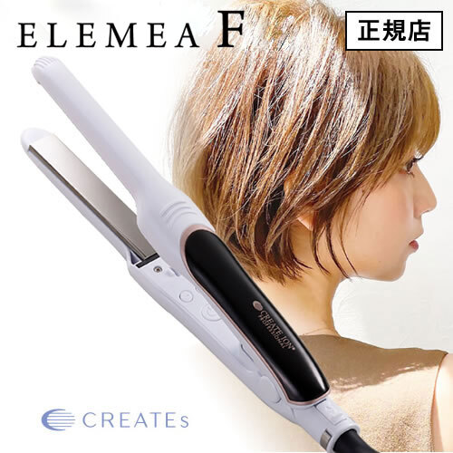 CREATE ION クレイツ イオン エレメア F (SSIE-G3FN) フラットプレート ヘアアイロン ショートヘア向け