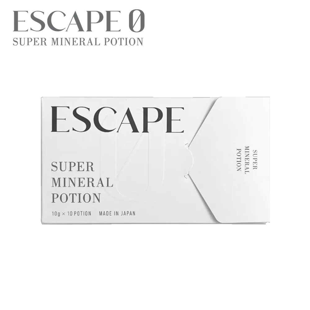 【メール便送料無料】ESCAPE0 エスケープゼロ スーパーミネラルポーション 10g×10本入り サプリメント 液状タイプ