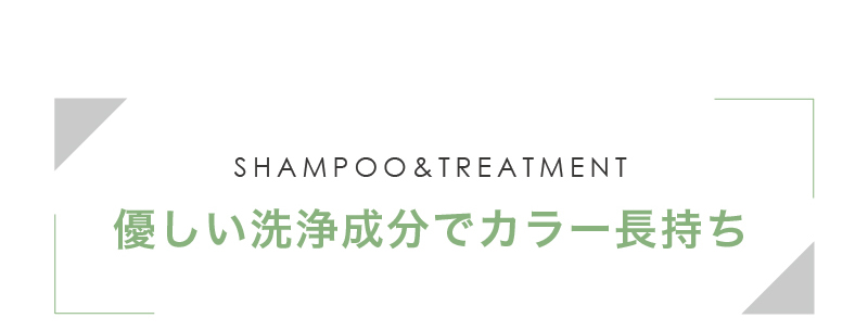 シャンプー・トリートメント