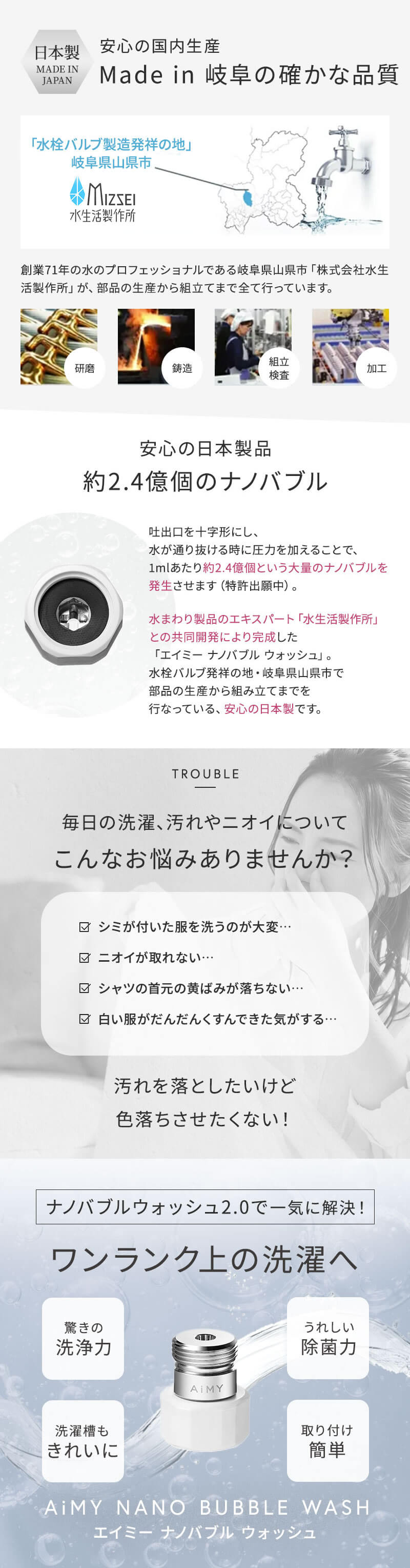 エイミー ナノバブルウォッシュ