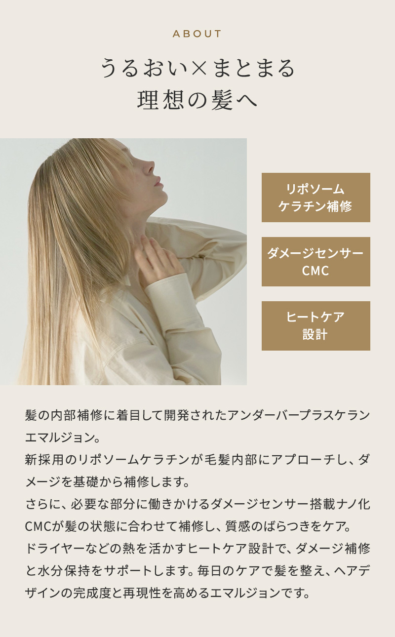 《正規販売店》アンダーバープラス ケラン エマルジョン