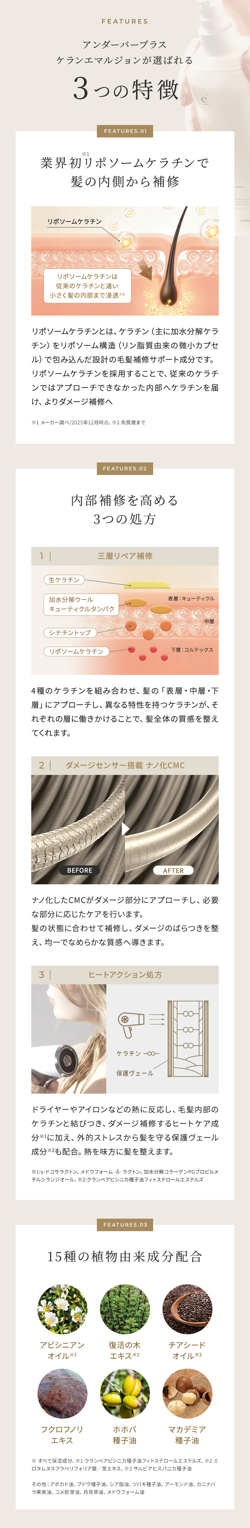 《正規販売店》アンダーバープラス ケラン エマルジョン