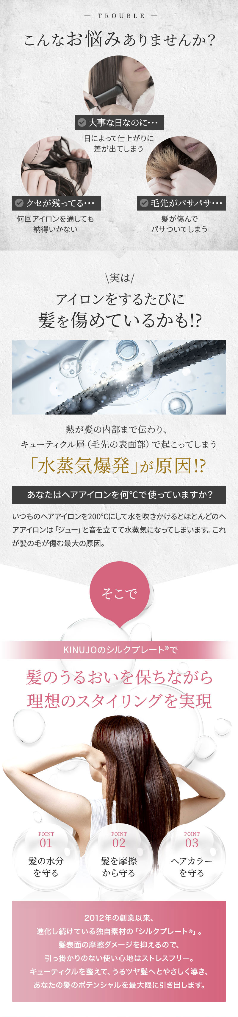 KINUJO 2WAY ヘアアイロン