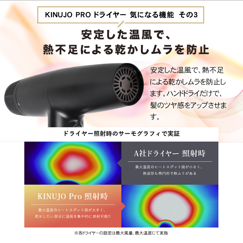キヌ―ジョ　プロ　ヘアドライヤー