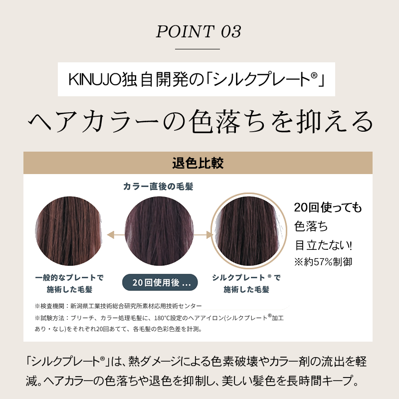 キヌ―ジョ　プロ　ストレートアイロン