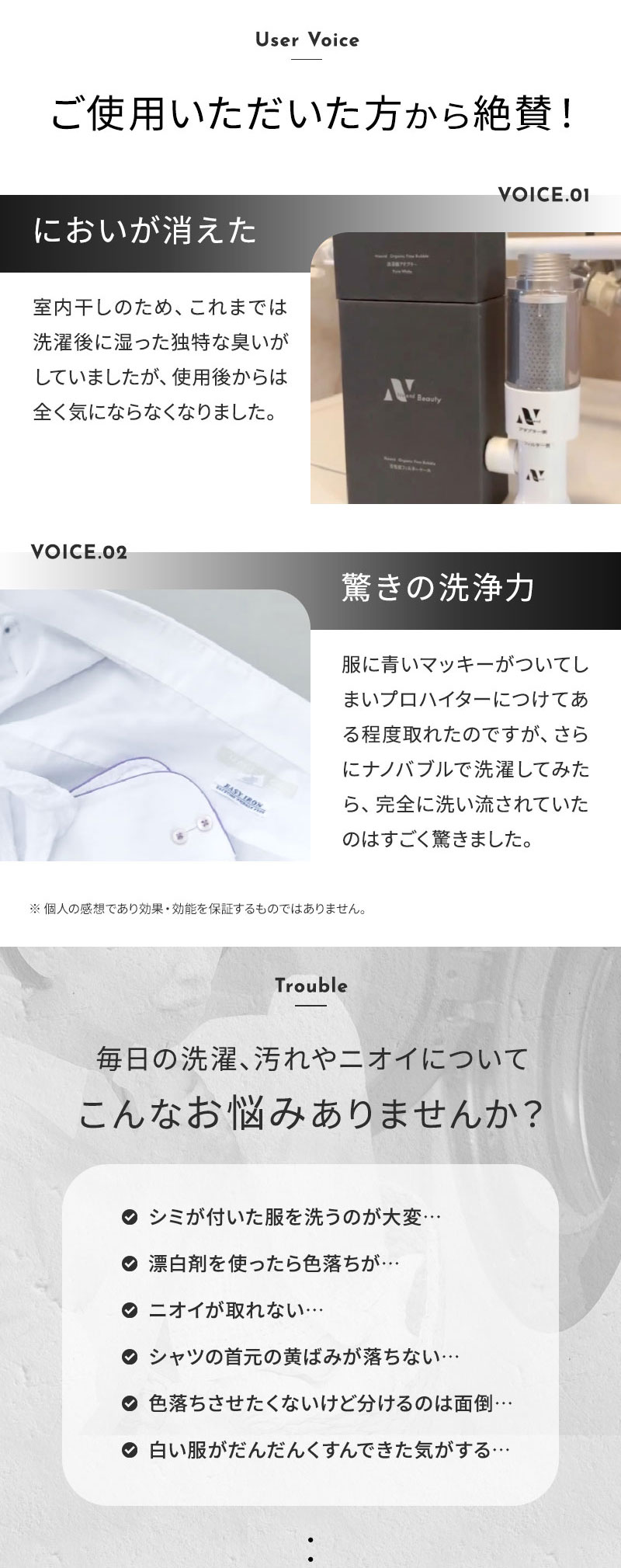 正規販売店 ノーエンド オーガニックファインバブル 洗濯機アダプター