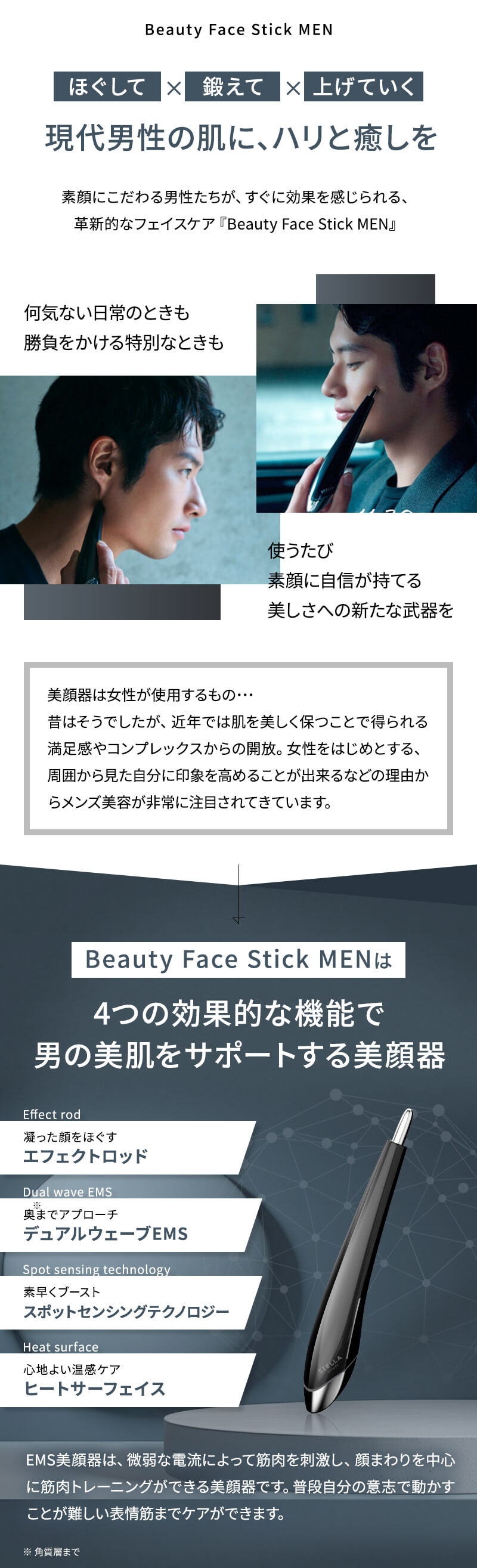 ステラボーテ ビューティフェイススティック メン
