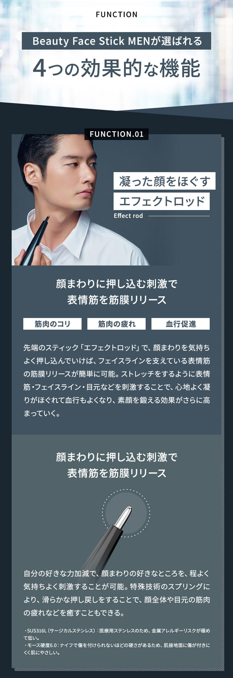 ステラボーテ ビューティフェイススティック メン