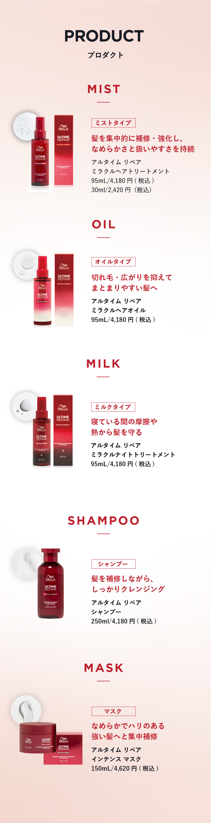 WELLA ウエラ アルタイムリペア