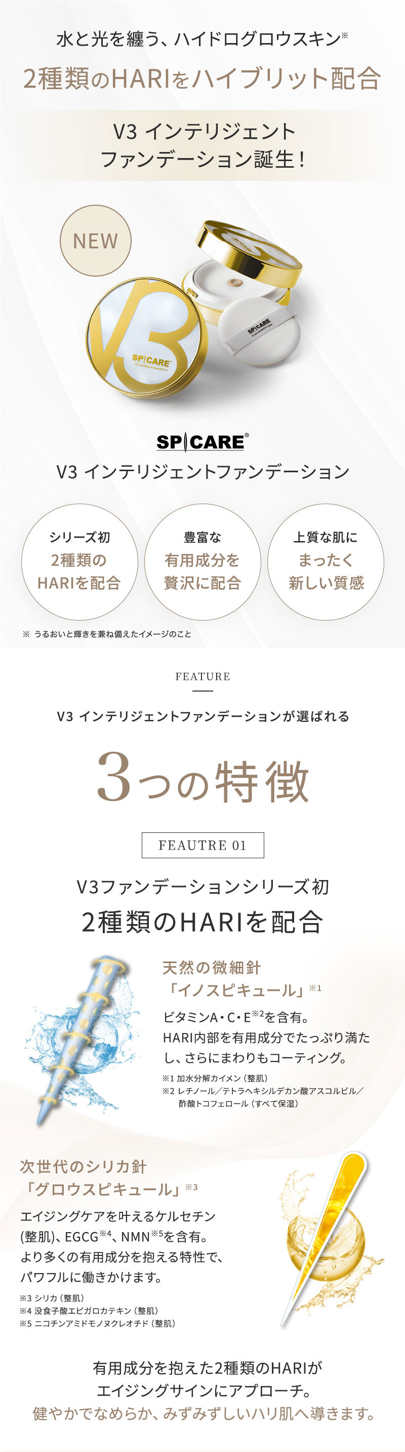 V3インテリジェントファンデーション